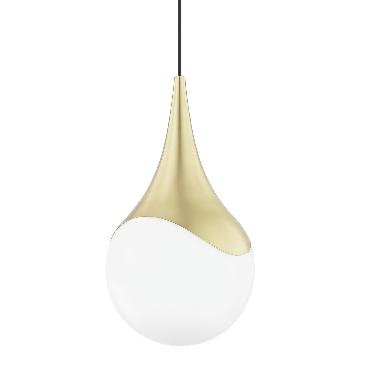 Ariana Large Pendant - 1-Light - Aged Brass - Mitzi H375701L-AGB