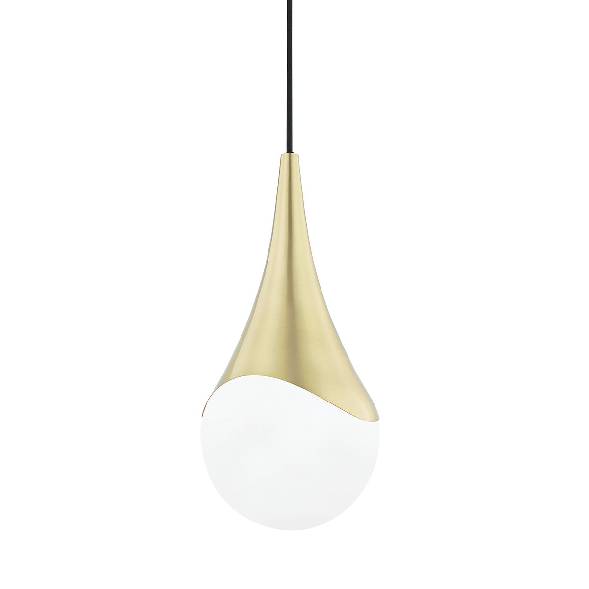 Ariana Small Pendant - 1-Light - Aged Brass - Mitzi H375701S-AGB