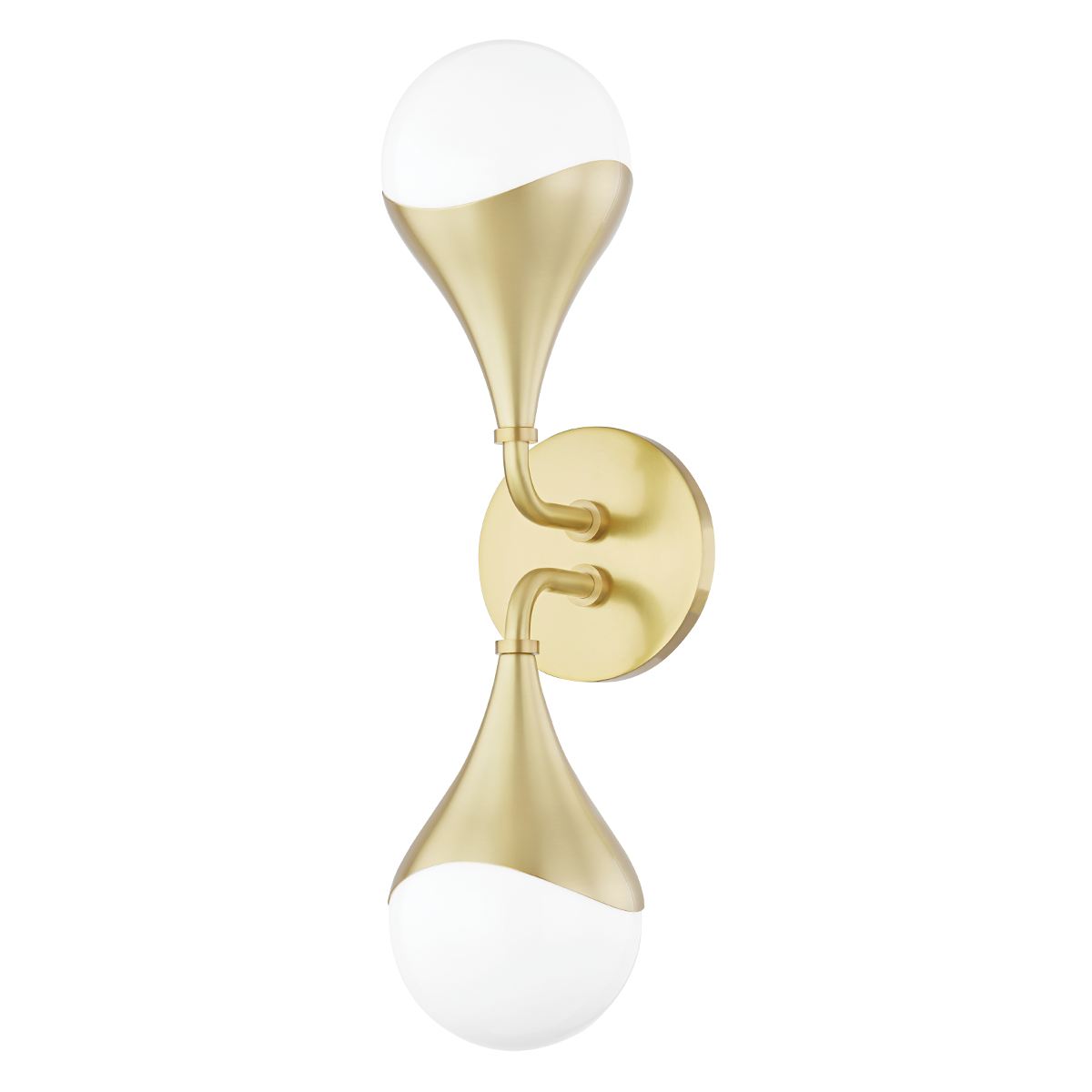 Ariana Vanity Light - 2-Light - Aged Brass - Mitzi H416302-AGB