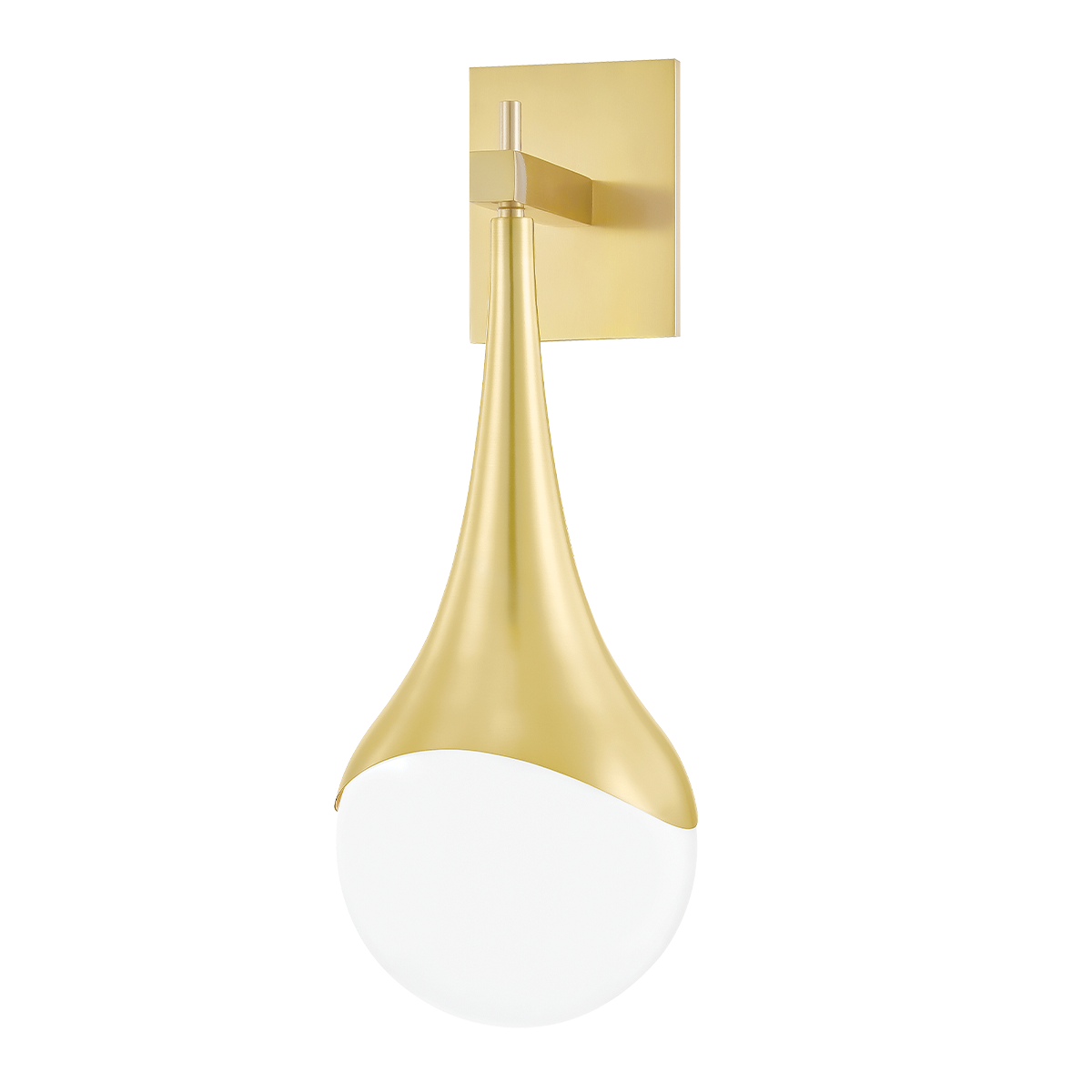 Ariana Wall Sconce - 1-Light - Aged Brass - Mitzi H375101-AGB