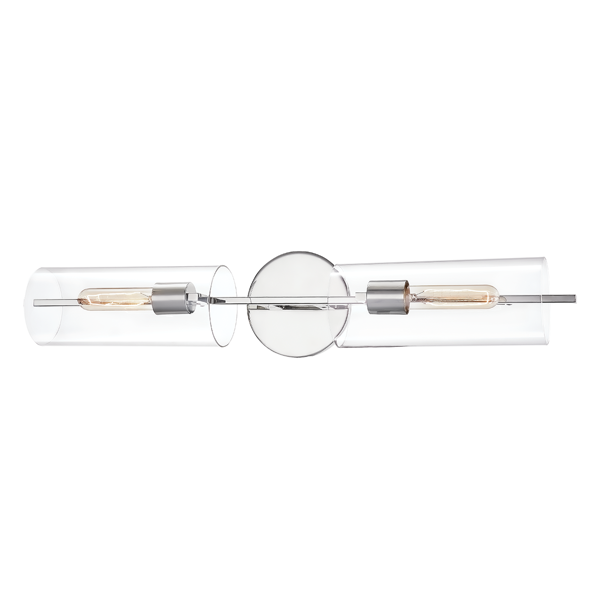 Ariel Wall Sconce - 2-Light - Polished Nickel - Mitzi H326102-PN