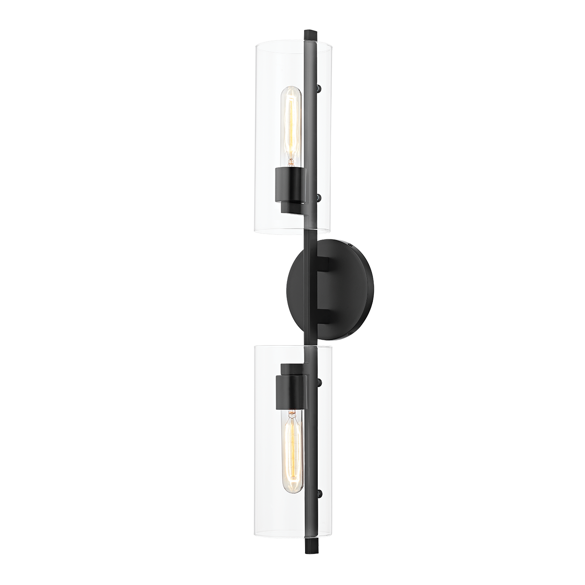 Ariel Wall Sconce - 2-Light - Soft Black - Mitzi H326102-SBK