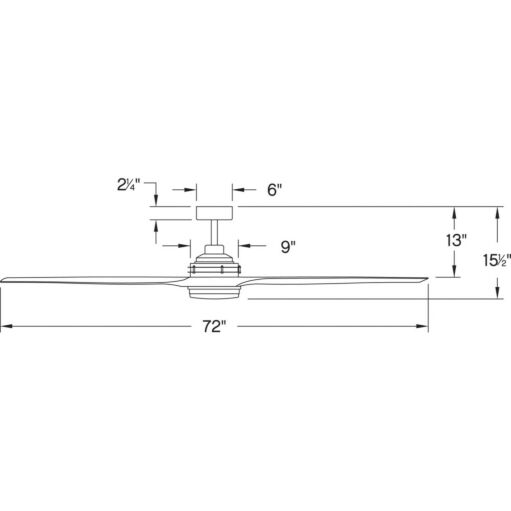 Artiste 72" LED Smart Fan - Brushed Nickel by Hinkley Lighting