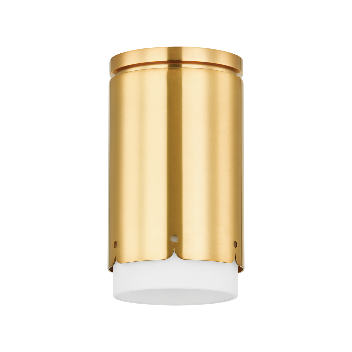 Asa Flush Mount - 1-Light - Aged Brass - Mitzi H870501-AGB