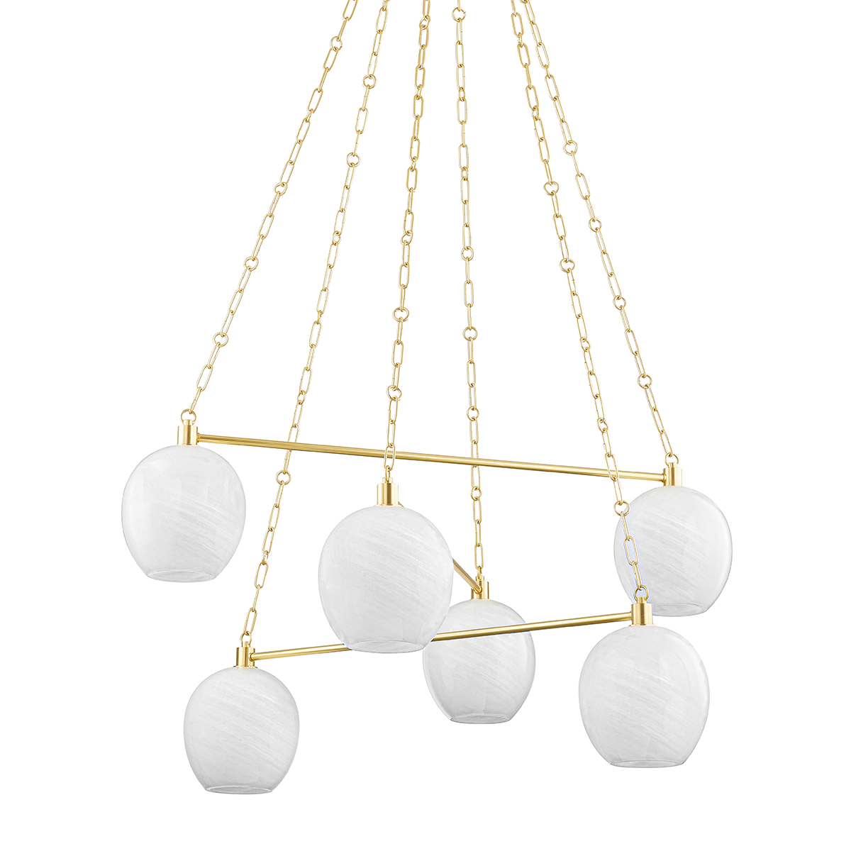 Asbury Park 6-Light Chandelier by Hudson Valley Lighting