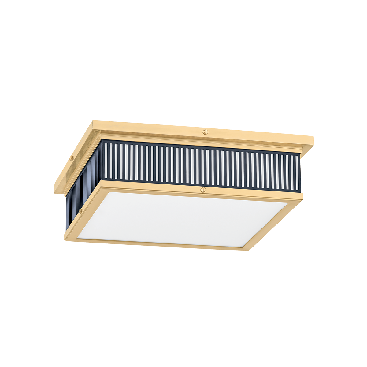 Ashdown Large Flush Mount - Aged Brass/Distressed Bronze by Hudson Valley Lighting