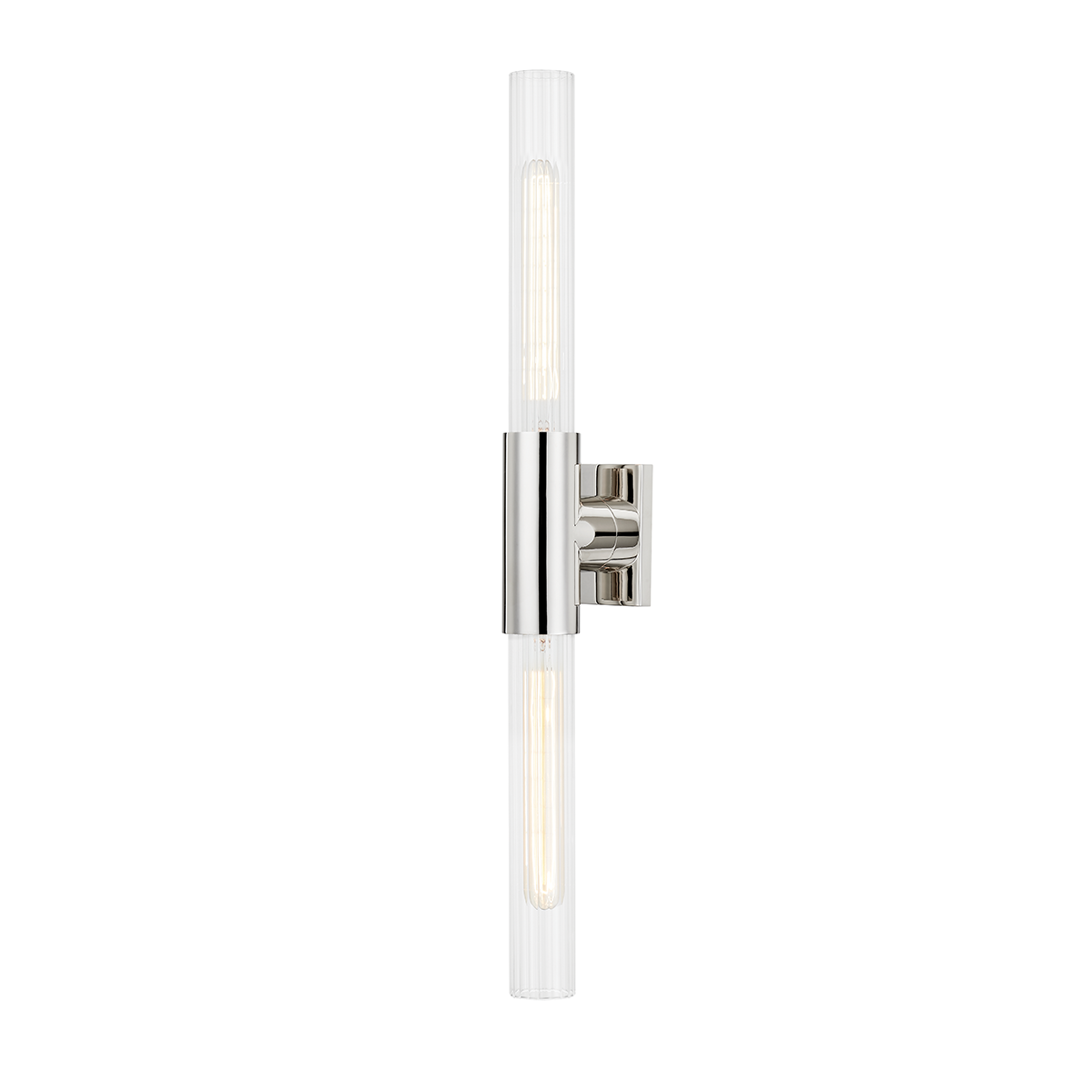 Asher 2-Light Wall Sconce - Polished Nickel by Hudson Valley Lighting
