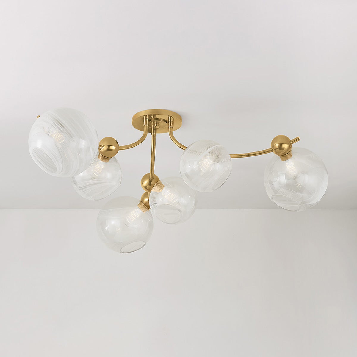 Astraia Semi-Flush Ceiling Light by Corbett Lighting
