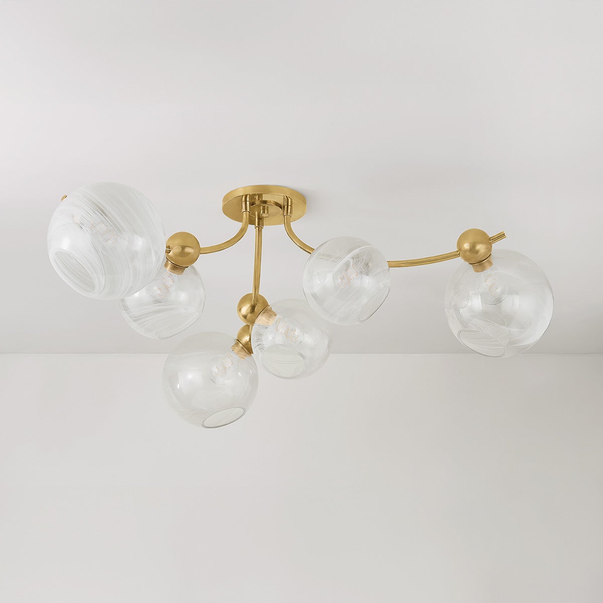 Astraia Semi-Flush Ceiling Light by Corbett Lighting
