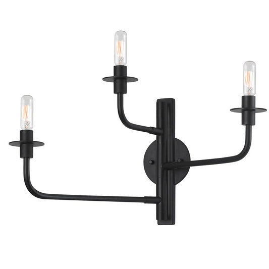 Atelier Sconce - Satin Black by SONNEMAN