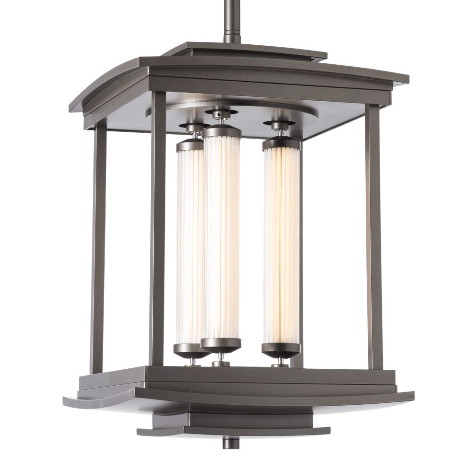 Athena 3-Light LED Lantern - Dark Smoke by Hubbardton Forge