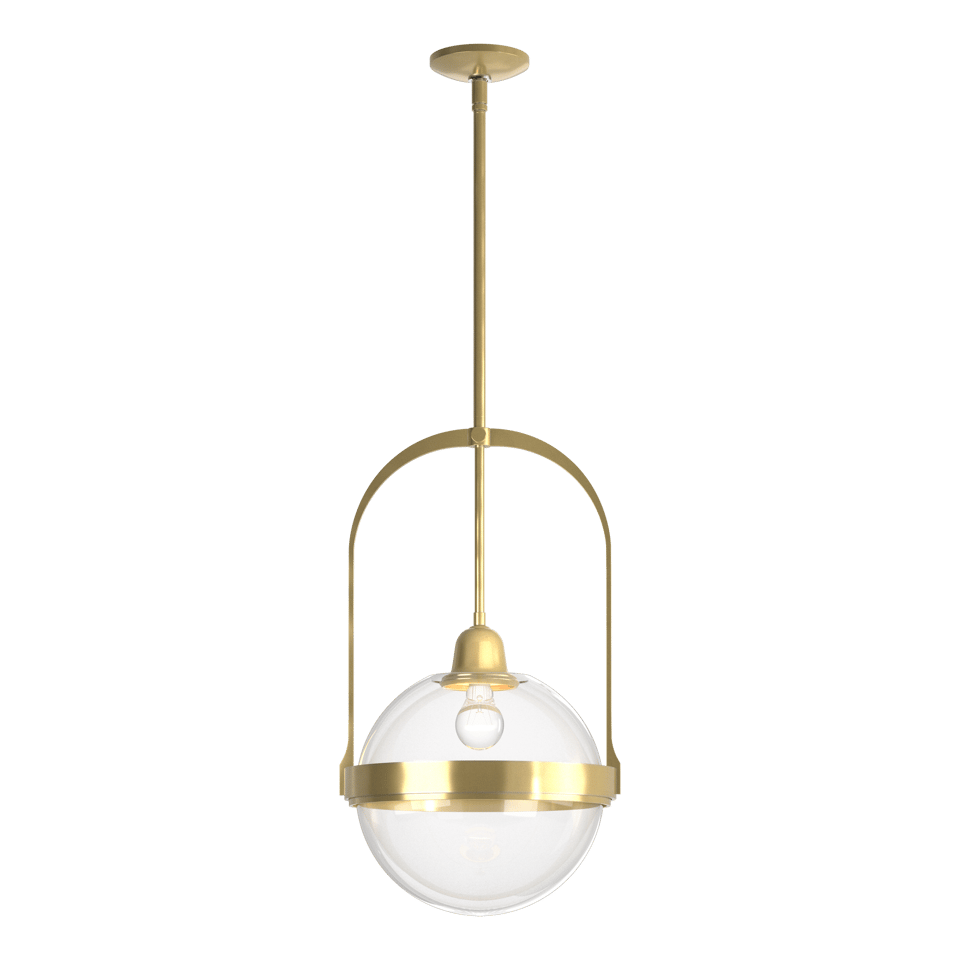 Atlas Pendant - Modern Brass - Clear Glass by Hubbardton Forge
