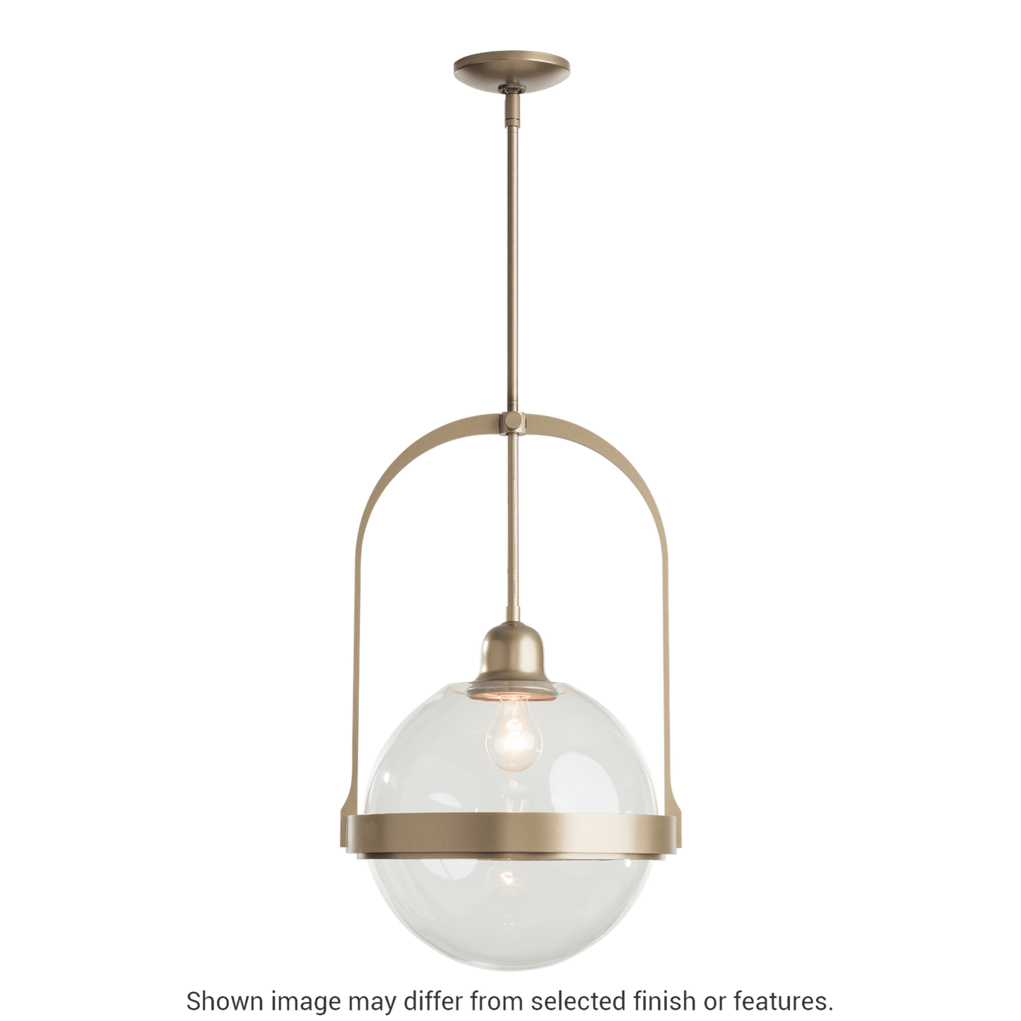 Atlas Pendant - White - Opaline Glass by Hubbardton Forge