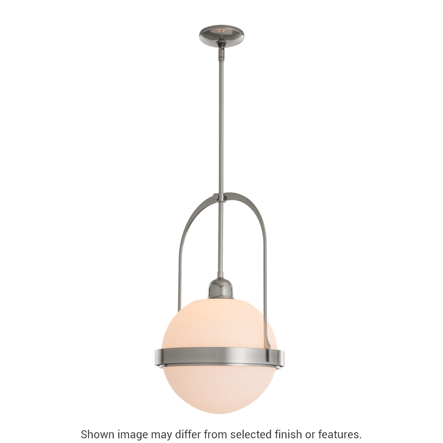 Atlas Pendant - White - Opaline Glass by Hubbardton Forge