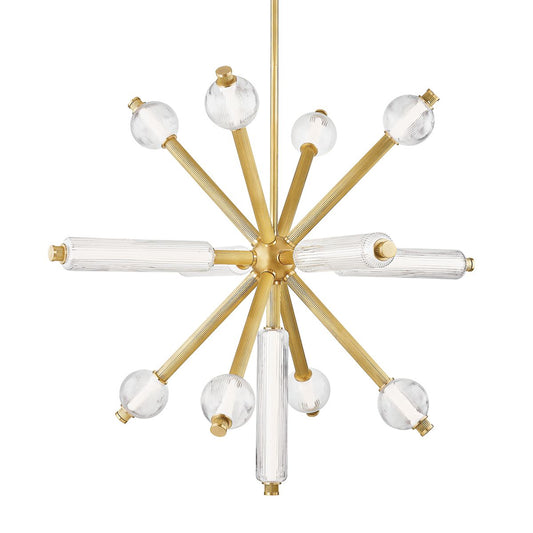 Atom Large LED Chandelier by Corbett Lighting