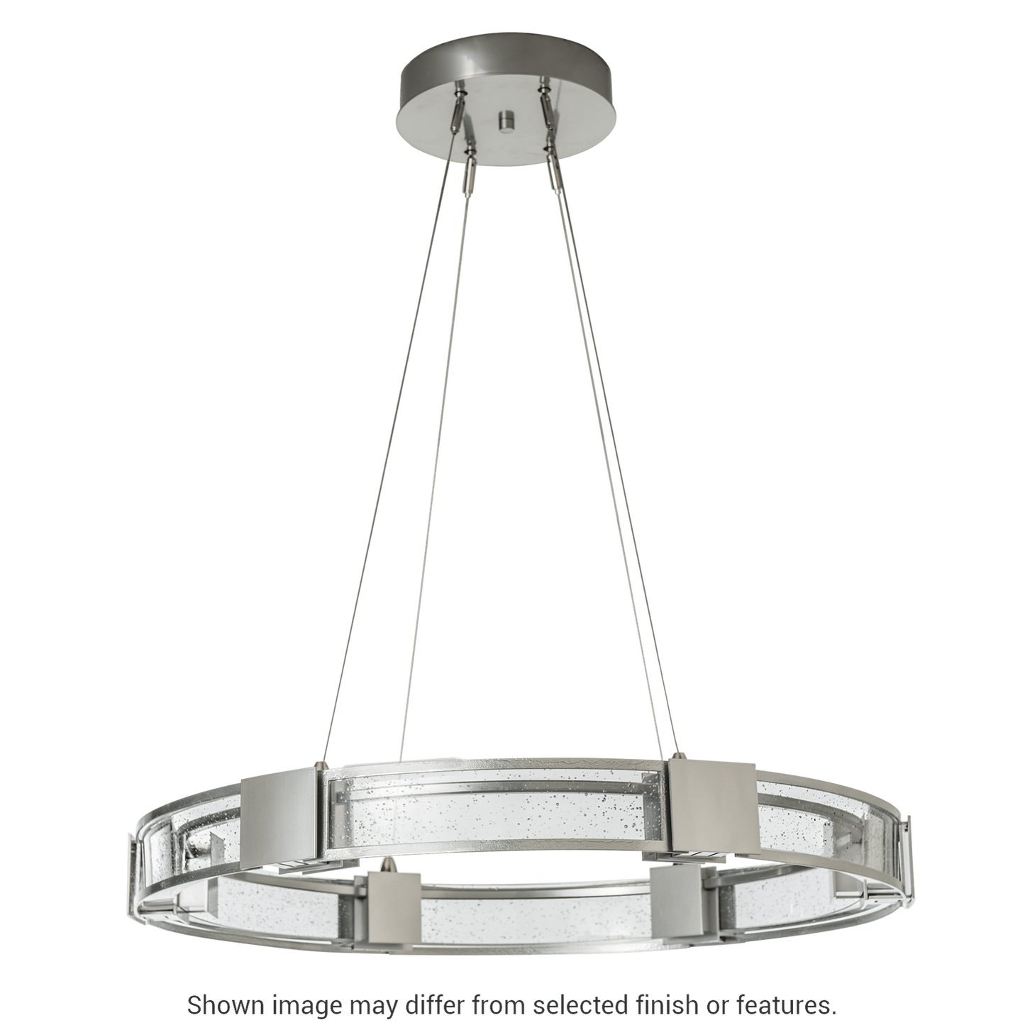 Aura Glass Pendant - White - Frosted Glass by Hubbardton Forge