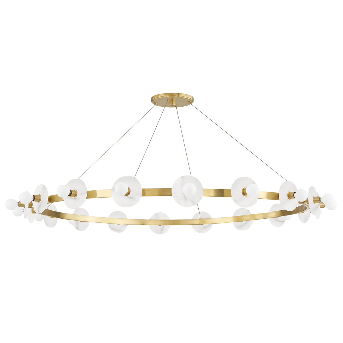 Austen Chandelier - 18-Light - Aged Brass by Hudson Valley Lighting