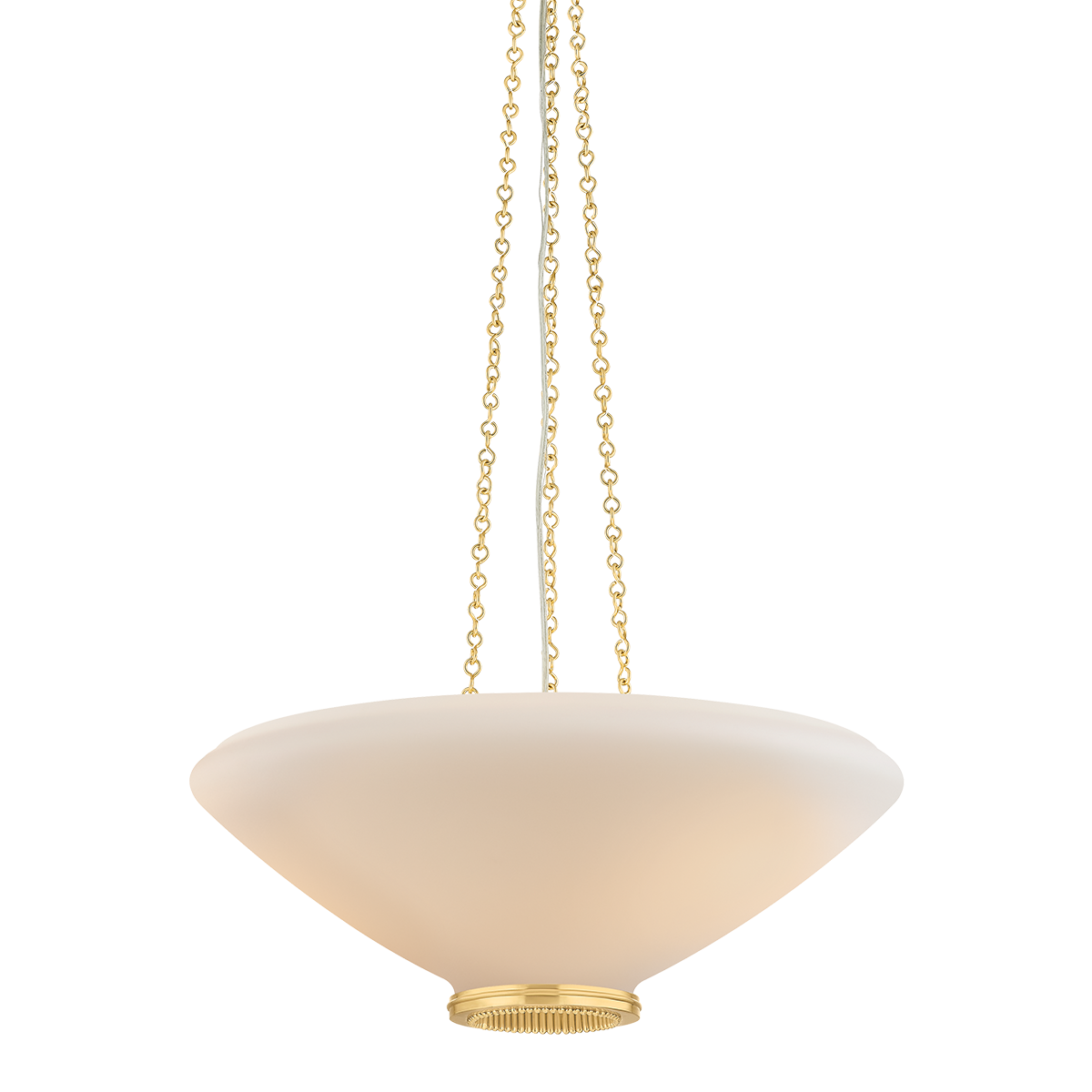 Awosting Large Pendant - Aged Brass by Hudson Valley Lighting