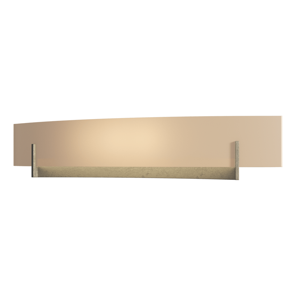 Axis Large Sconce - Soft Gold - Sand Glass by Hubbardton Forge