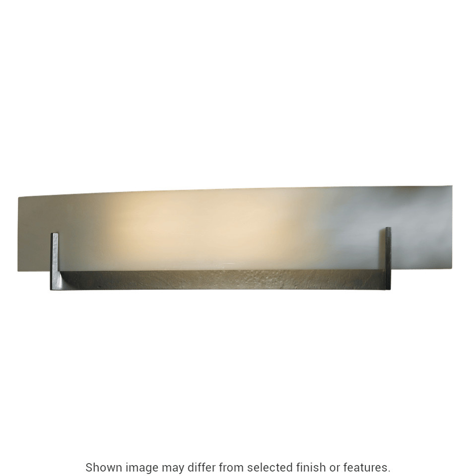 Axis Large Sconce - White - White Art Glass by Hubbardton Forge