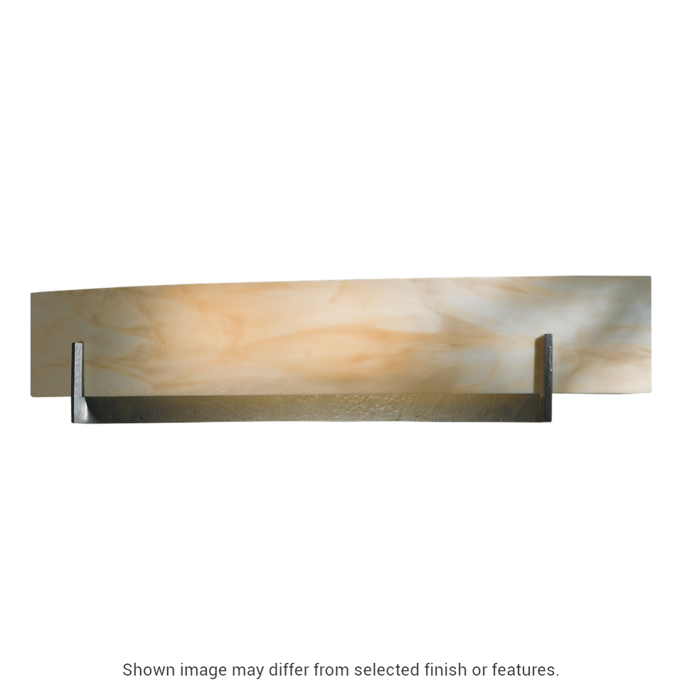 Axis Large Sconce - White - White Art Glass by Hubbardton Forge