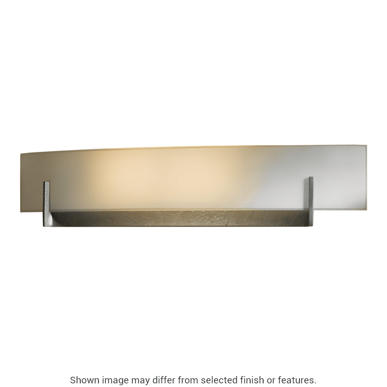 Axis Large Sconce - White - White Art Glass by Hubbardton Forge
