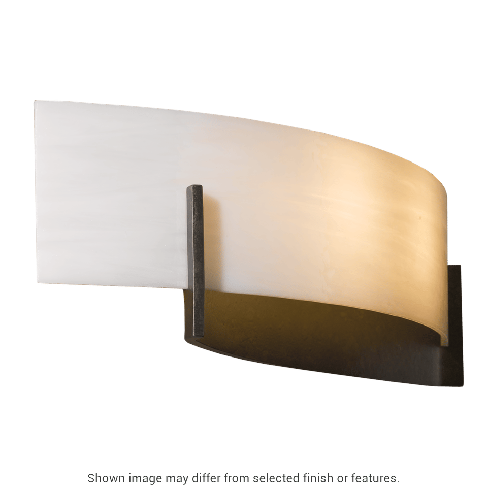Axis Sconce - White - White Art Glass by Hubbardton Forge