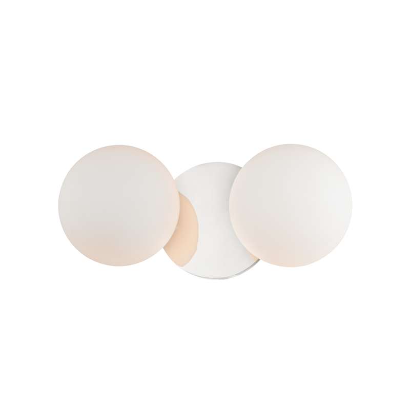 Baird Vanity Light - 2-Light - Polished Chrome by Hudson Valley Lighting