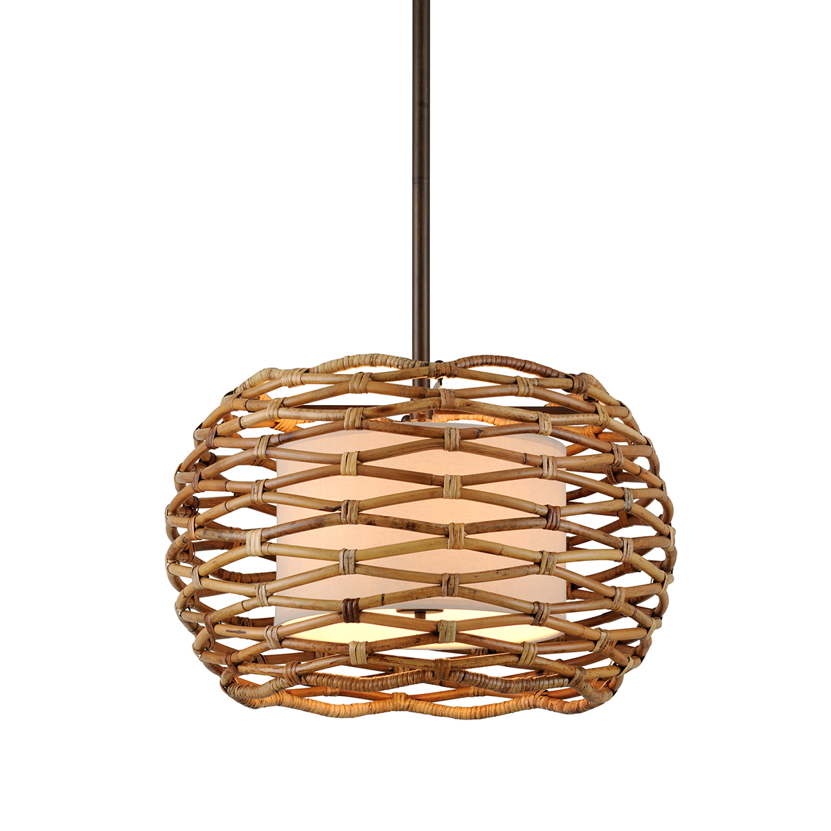 Balboa Chandelier - 6-Light - Textured Bronze - Troy Lighting F6747-TBZ