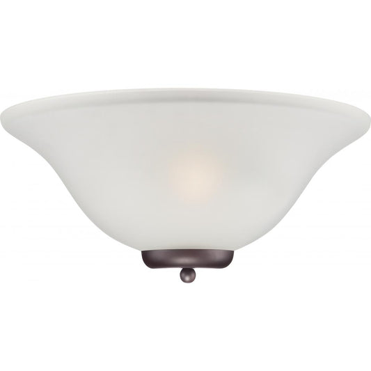 Ballerina - 1 Light Wall Sconce with Frosted Glass - Mahogany Bronze Finish - Satco 60-5379