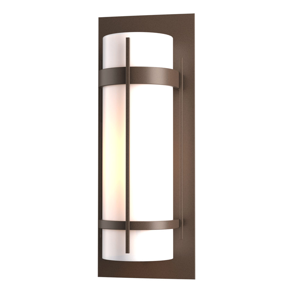 Banded Large Outdoor Sconce - Coastal Bronze by Hubbardton Forge