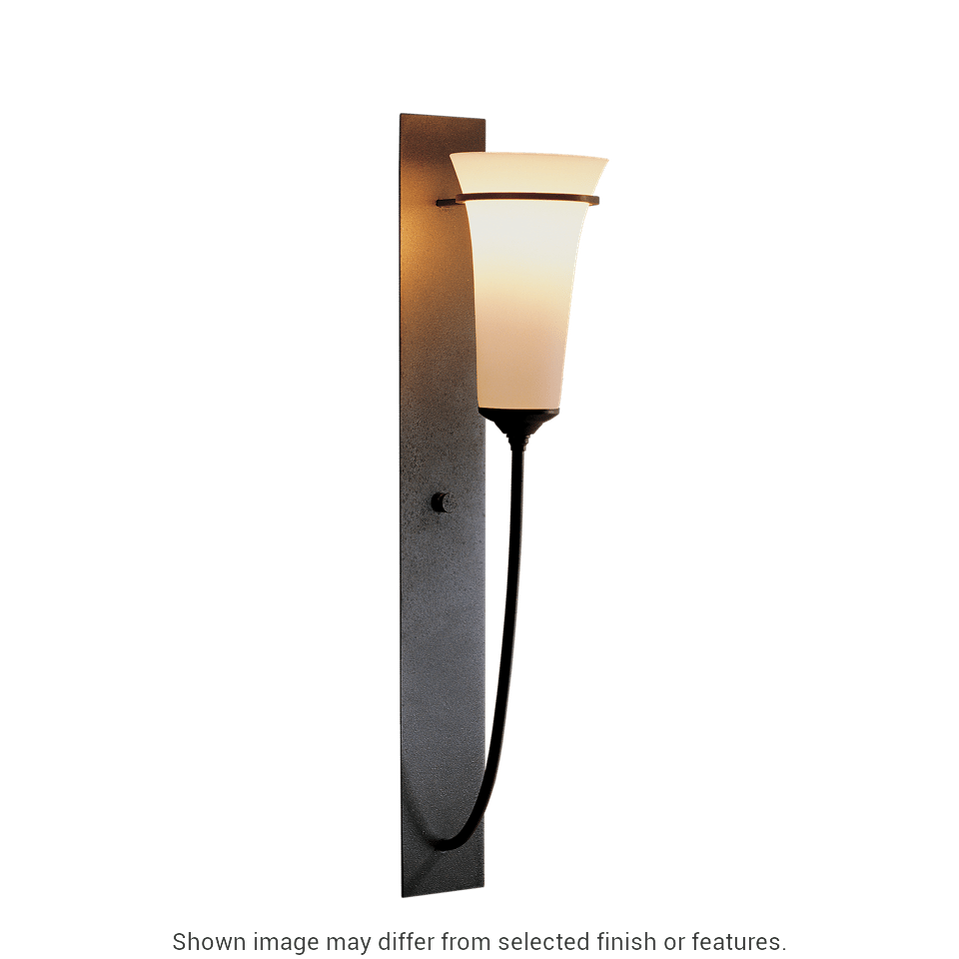 Banded Wall Torch Sconce - White by Hubbardton Forge