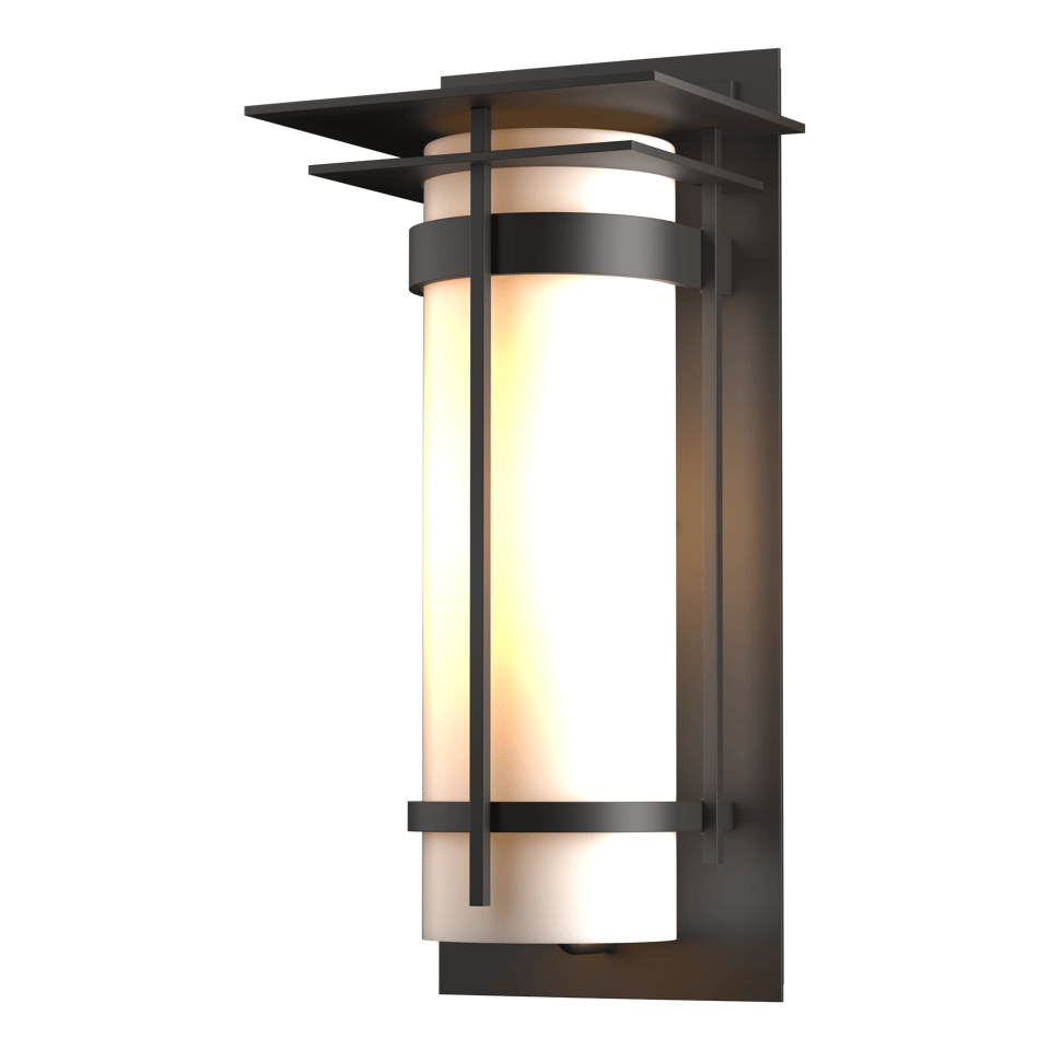 Banded with Top Plate Large Outdoor Sconce - Oil Rubbed Bronze by Hubbardton Forge