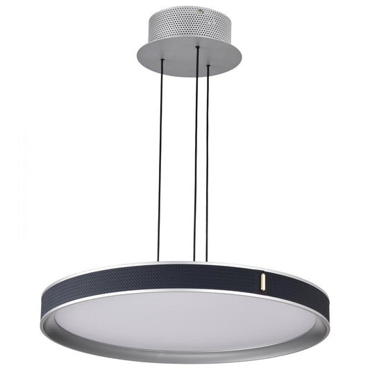 Bandon - 20 Inch LED Pendant - Gray with Blue Wrap - Acrylic Lens - Satco 62-3001