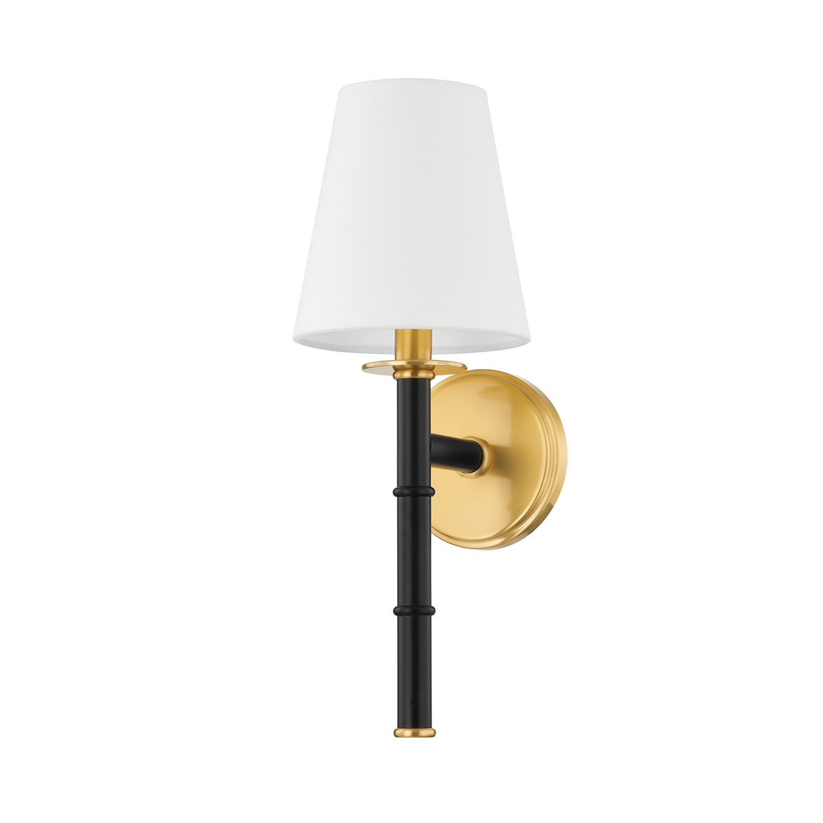 Banyan Wall Sconce - 1-Light - Aged Brass - Mitzi H759101-AGB/SBK