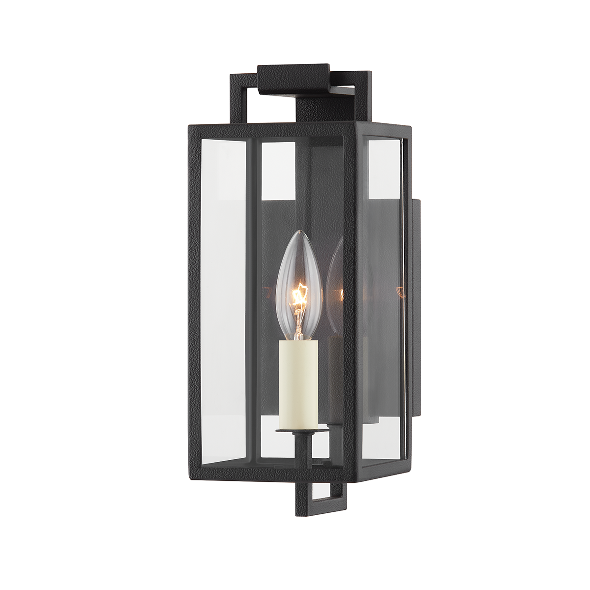 Beckham Wall Sconce - 1-Light - Forged Iron - Troy Lighting B6380-FOR