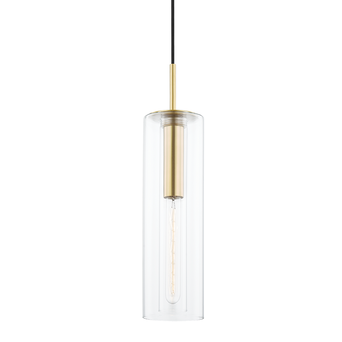 Belinda Pendant - 1-Light - Aged Brass - Mitzi H415701B-AGB
