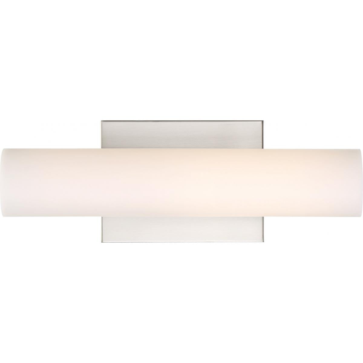 Bend - 13" LED Vanity with White Acrylic - Brushed Nickel Finish - Satco 62-1321