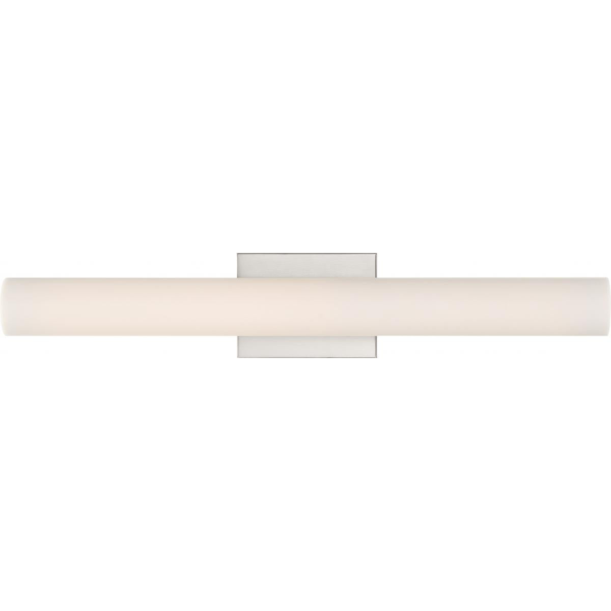 Bend - 25" LED Vanity with White Acrylic - Brushed Nickel Finish - Satco 62-1322