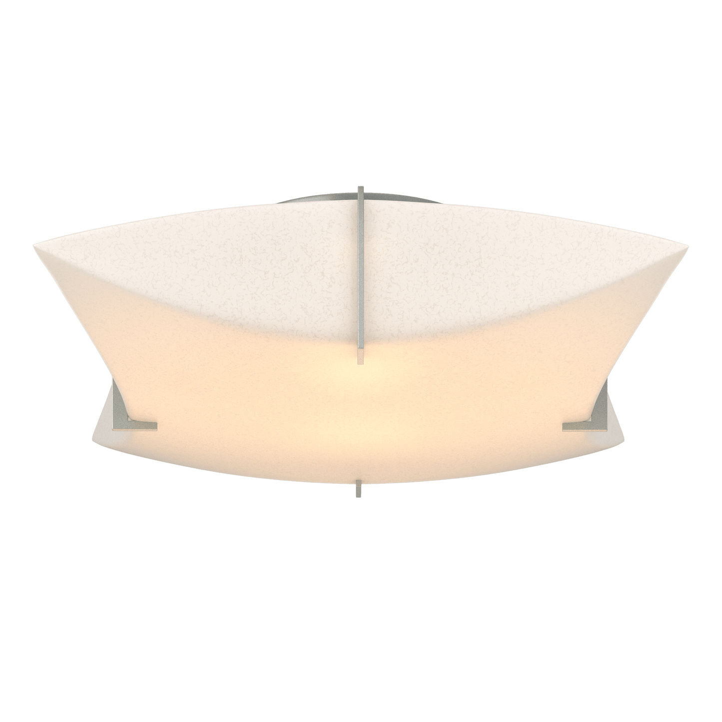 Bento Semi-Flush Mount - White by Hubbardton Forge