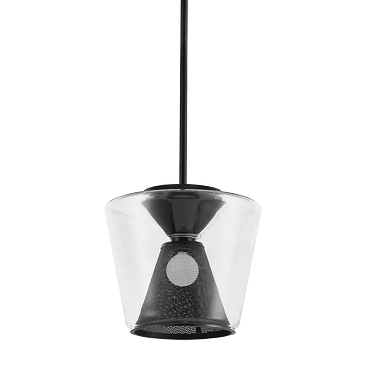 Berlin Pendant - 1-Light - Soft Black - Troy Lighting F5851-SBK