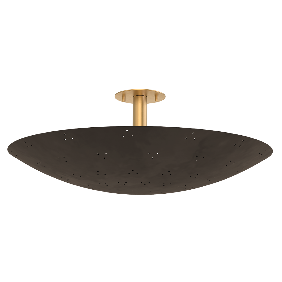 Bern Flush Mount - 3-Light - Vintage Brass/Bronze by Hudson Valley Lighting