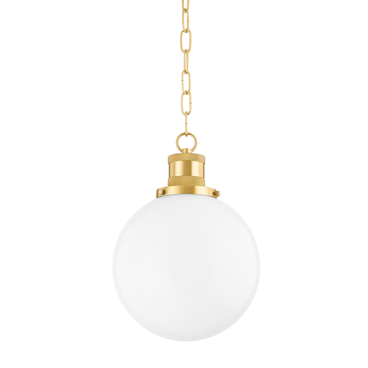 Beverly Small Pendant - 1-Light - Aged Brass - Mitzi H770701S-AGB