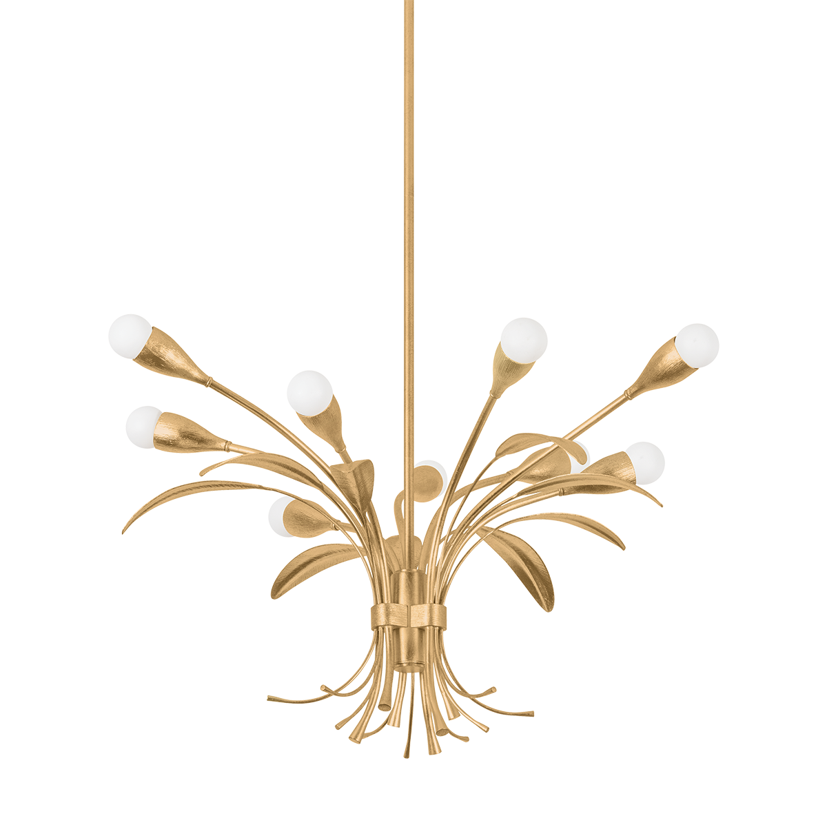 Bilston Chandelier - 9-Light - Vintage Gold Leaf by Hudson Valley Lighting