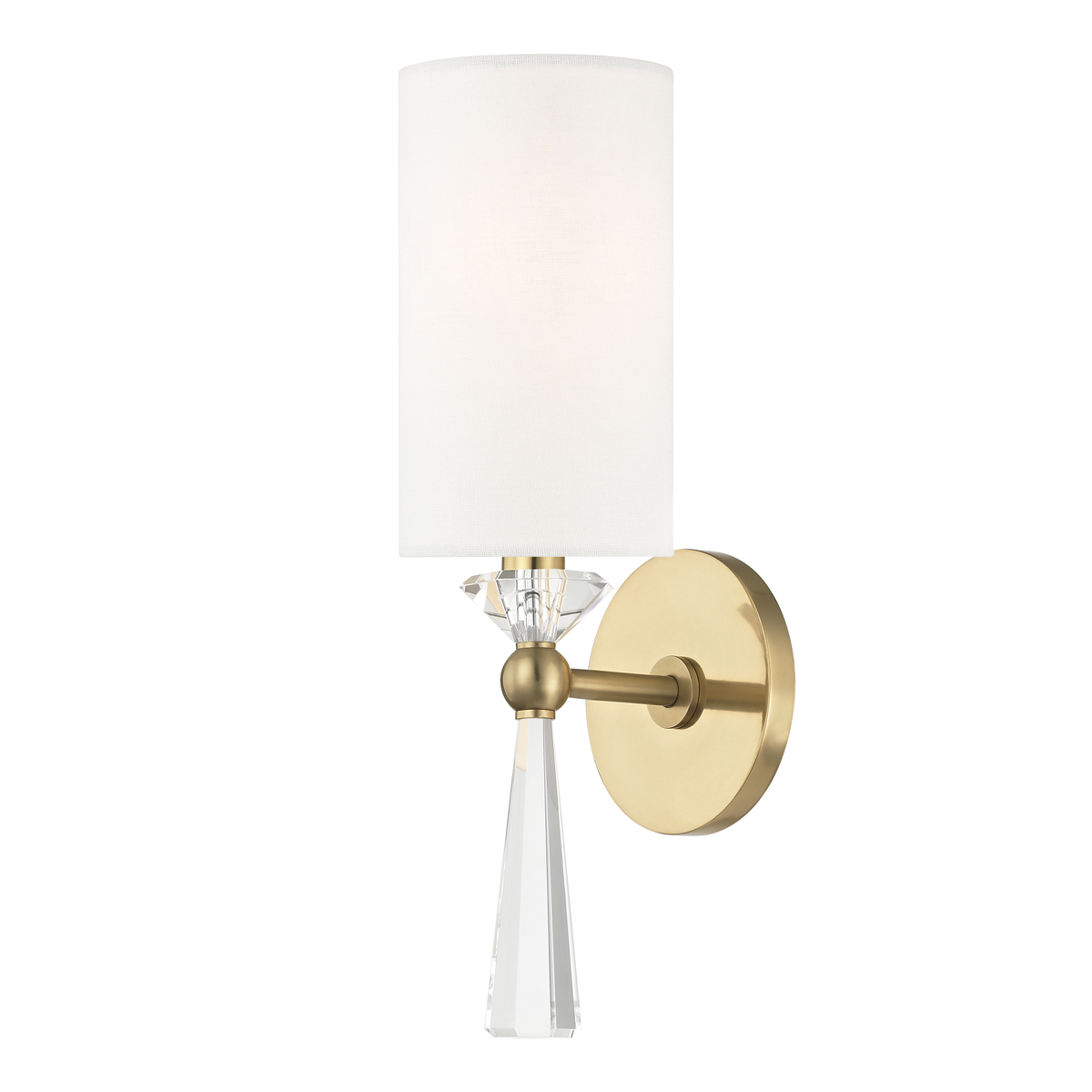 Birch Wall Sconce - Aged Brass by Hudson Valley Lighting