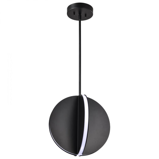Blaine - 13 Inch LED Pendant - Matte Black - Acrylic Lens - Satco 62-2151