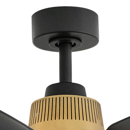 Bodin 64" LED Smart Fan - Heritage Brass with Matte Black Accents by Hinkley Lighting