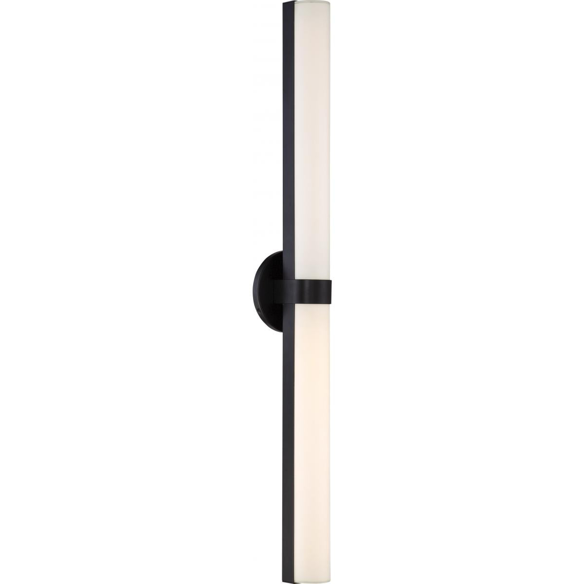 Bond - Double LED Vanity - 37.38 inches - White Acrylic Lens - Aged Bronze Finish - Satco 62-744