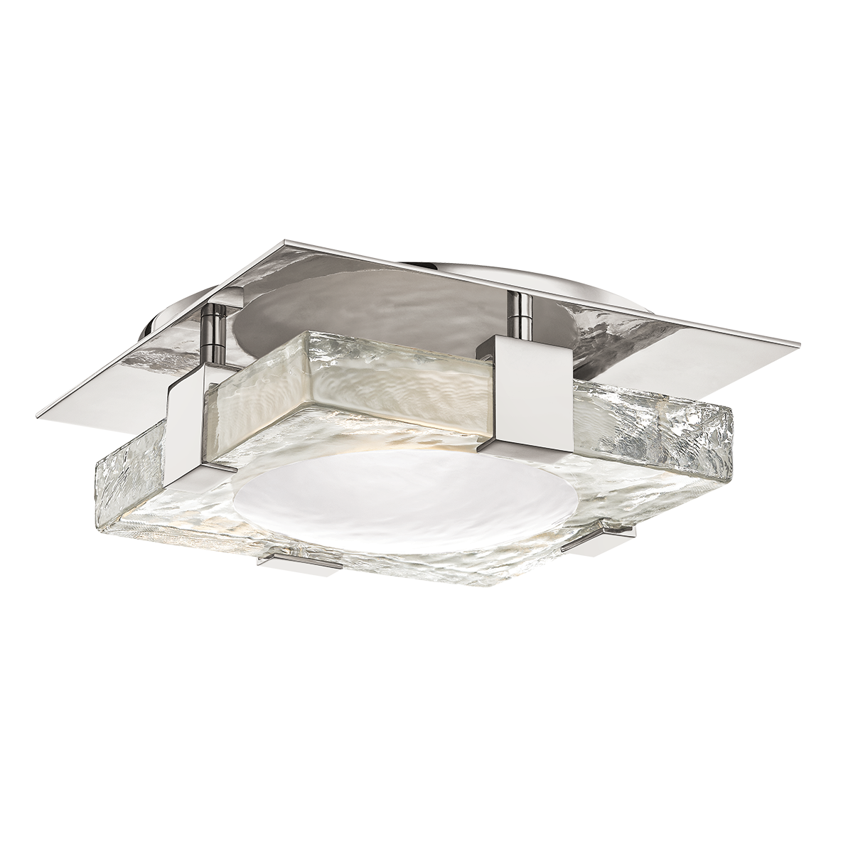 Bourne Large Semi-Flush - Polished Nickel by Hudson Valley Lighting