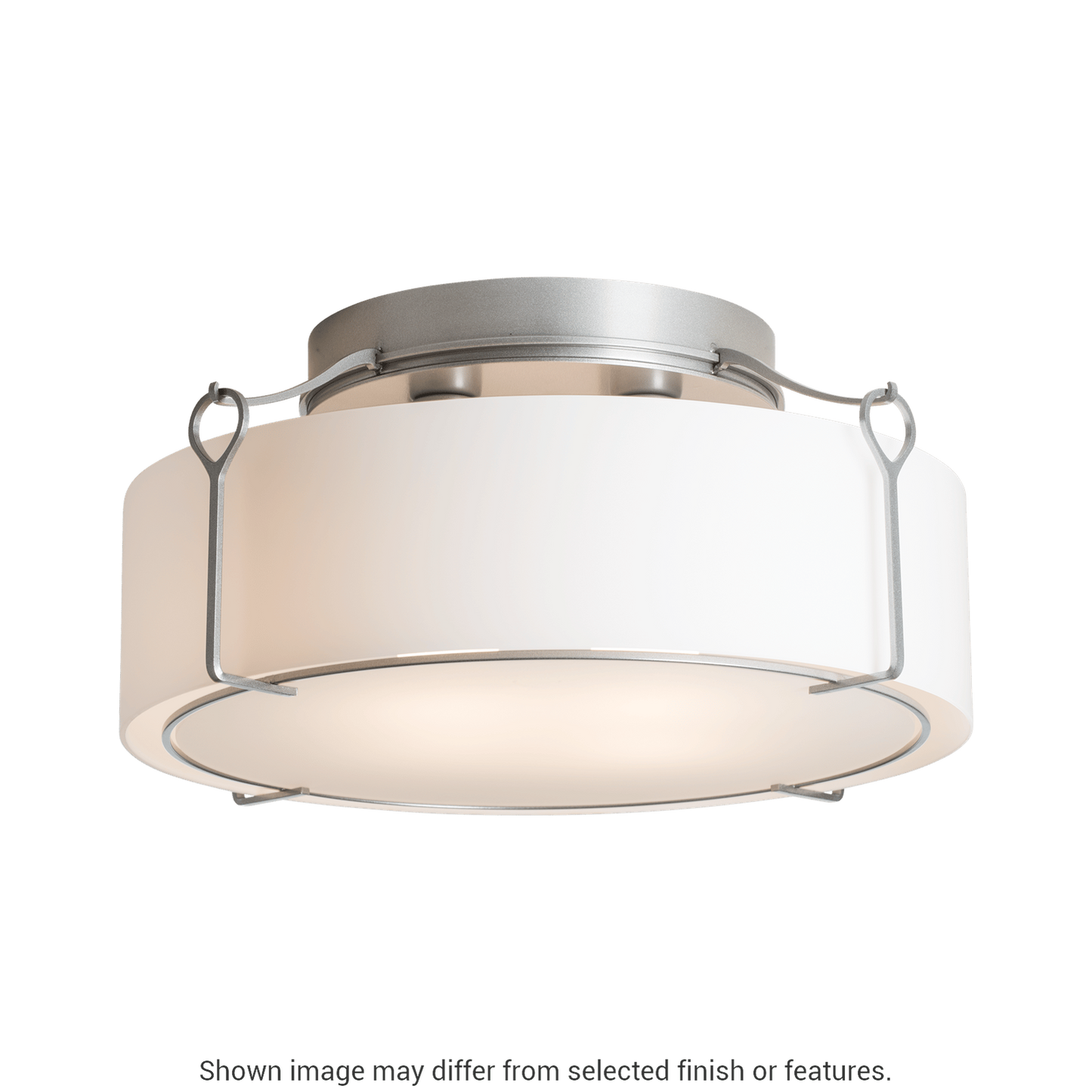 Bow Large Semi-Flush - White - Opal Glass by Hubbardton Forge